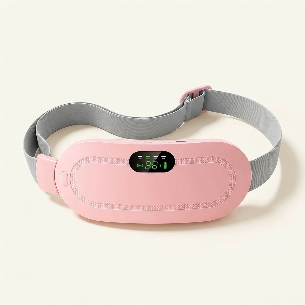 HerRelief heating belt — clean product shot on white background